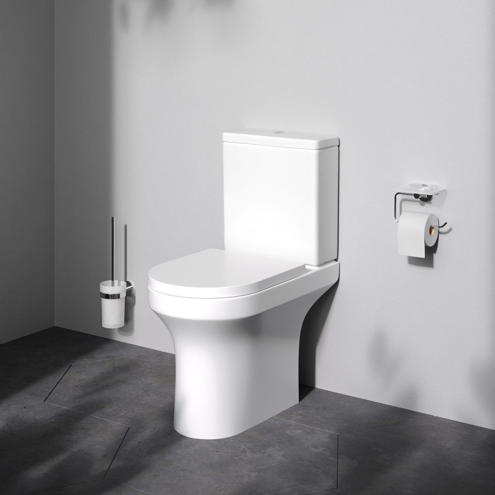 Унитаз-компакт AmPm X-joy C85A8601SC безободковый с крышкой микролифт белый 19990₽