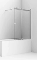 Шторка для ванны Ambassador Bath Screens 110x140 16041115 стекло прозрачное, профиль хром