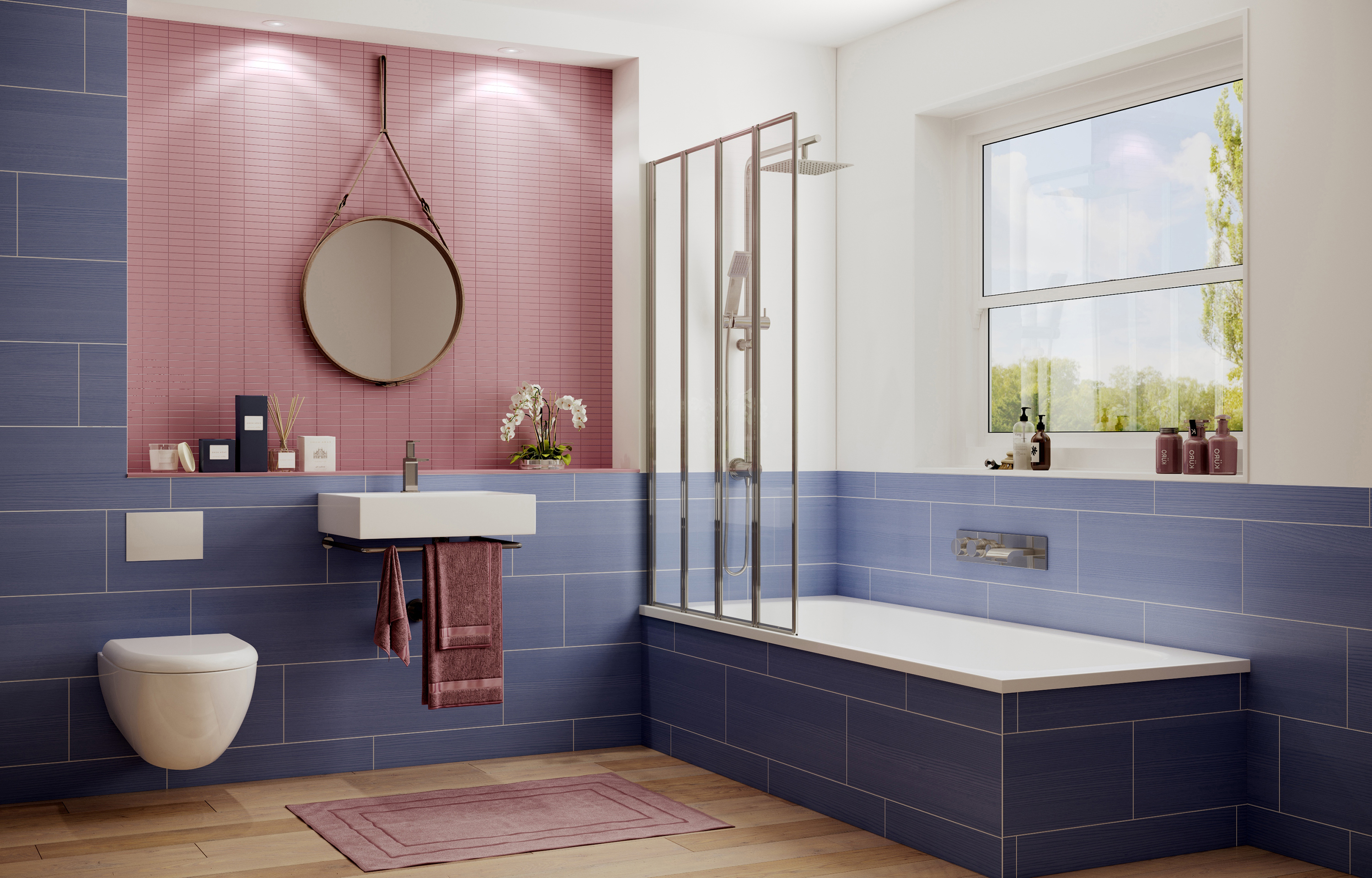 Шторка для ванны Ambassador Bath Screens 16041111L 100x140 складная, цвет хром - фото 4