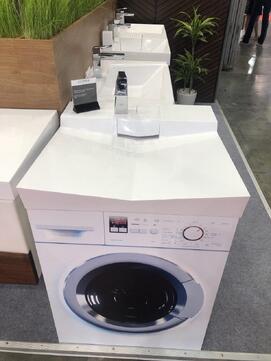 Фото Раковина над стиральной машиной Andrea Onyx