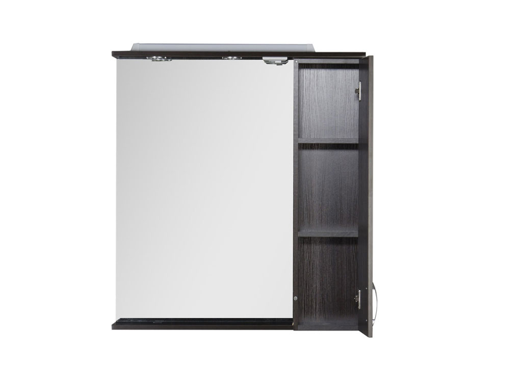 Зеркало со шкафчиком Aquanet Донна 90 венге, цвет коричневый 00169179 - фото 3