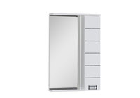 Зеркало со шкафчиком Aquanet Доминика 60 LED белый
