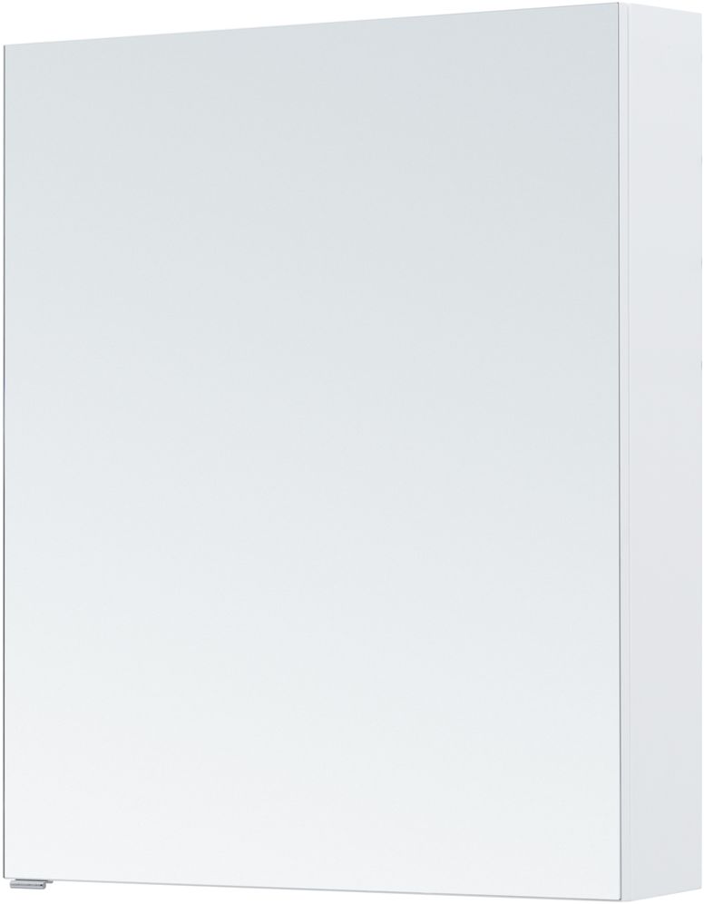 Зеркальный шкаф Aquanet Алвита New 70 см 303893 белый, цвет хром - фото 2