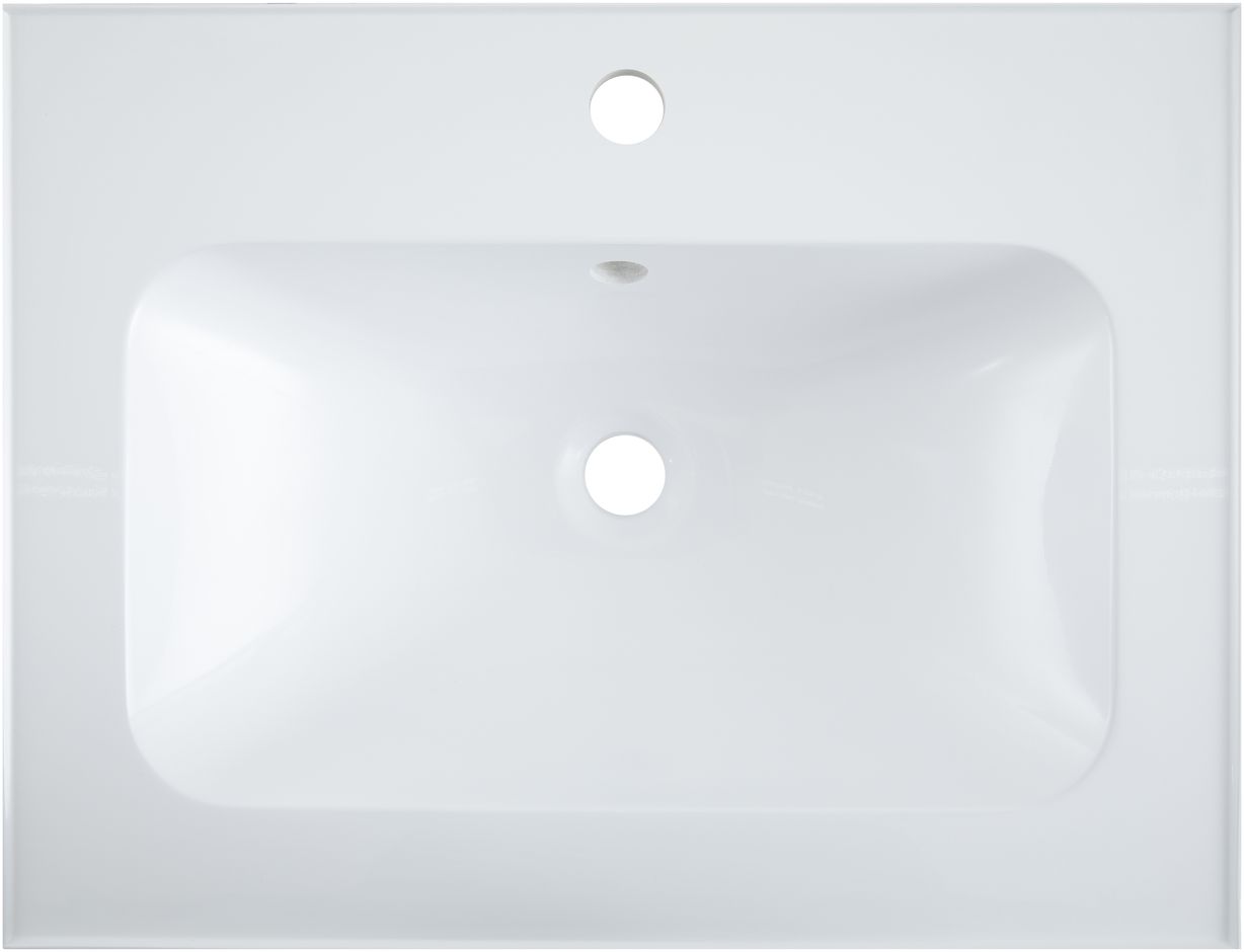 Раковина мебельная Aquanet Арт 60 см 306390 белая, цвет белый - фото 4
