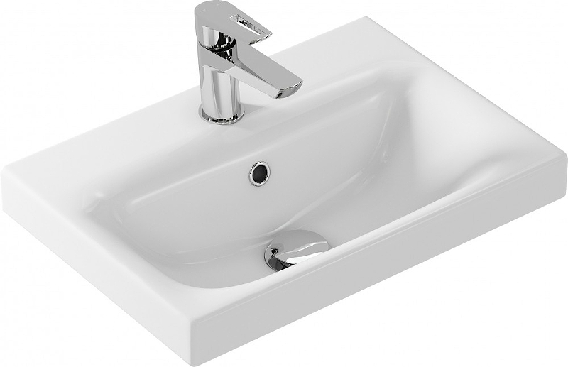 Мебель для ванной Aquanet Августа 50 см подвесная 2 ящика, белая, цвет белый 274015 - фото 5