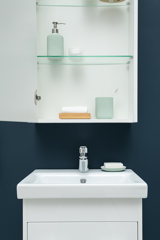 Мебель для ванной Aquanet Августа 50 см подвесная 2 ящика, белая, цвет белый 274015 - фото 10