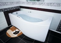 Акриловая ванна Aquanet Borneo 170x90 R