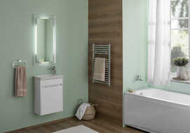 Мебель для ванной Aquanet Дувр 45 см подвесная белая