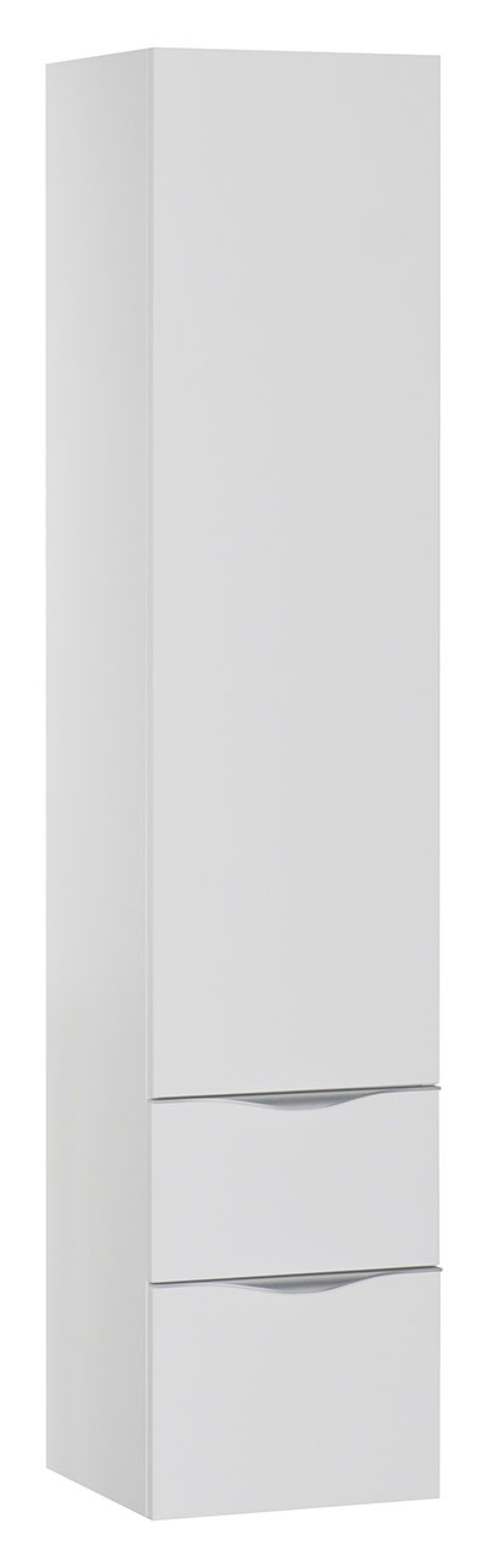 Пенал Aquanet Эвора 40 белый 184308, цвет хром