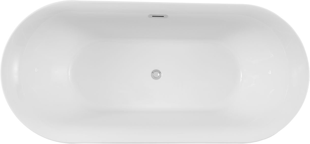 Ванна акриловая Aquanet Family Smart 170x78 88778 Gloss Finish черный глянец, размер 170x78, цвет белый 88778-GB - фото 8