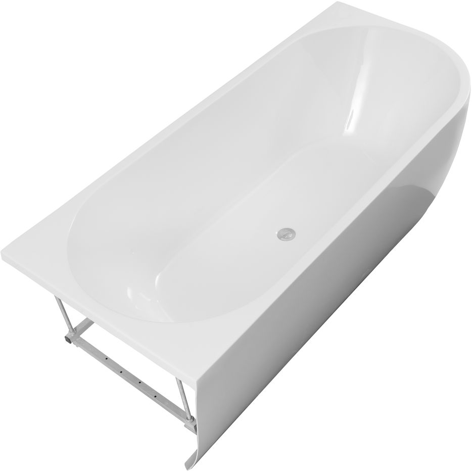 Ванна акриловая Aquanet Family Elegant 180x80 3805-N-GW Gloss Finish белая, размер 180x80, цвет белый - фото 5