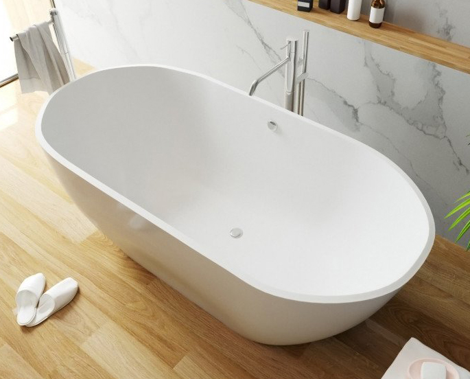 Ванна из искусственного мрамора Aquanet Family Stone 160х75 AQ-00332889 белая 115450₽