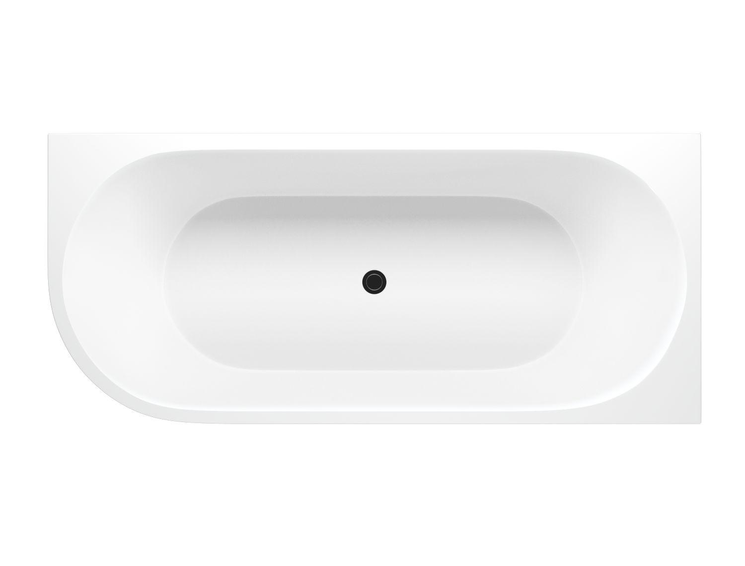 Акриловая ванна Aquanet Family 180x80 3806-N-GW-MB черная глянцевая 69340₽