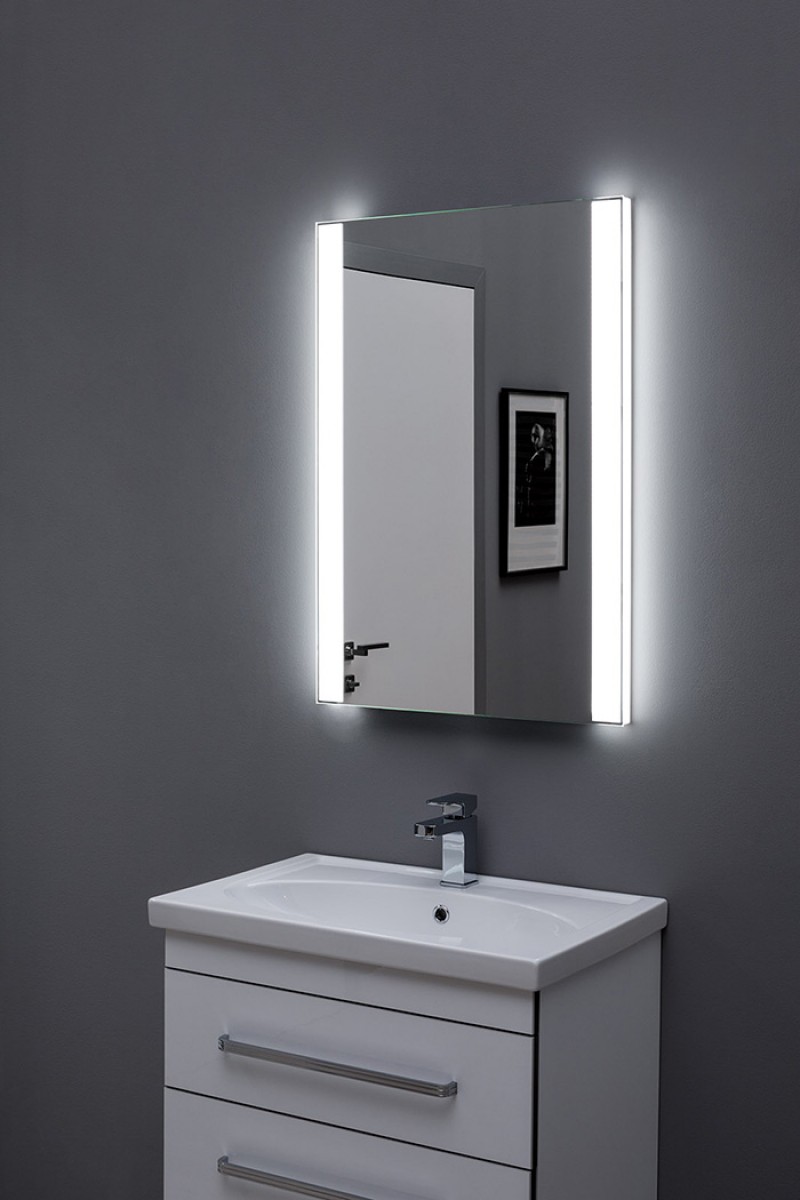 Зеркало с подсветкой Aquanet Форли 8085 LED, цвет белый 00196659 - фото 1