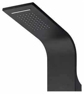 Фото Гидромассажная панель Aquanet Galaxy Black AP40-05 с изливом, черная
