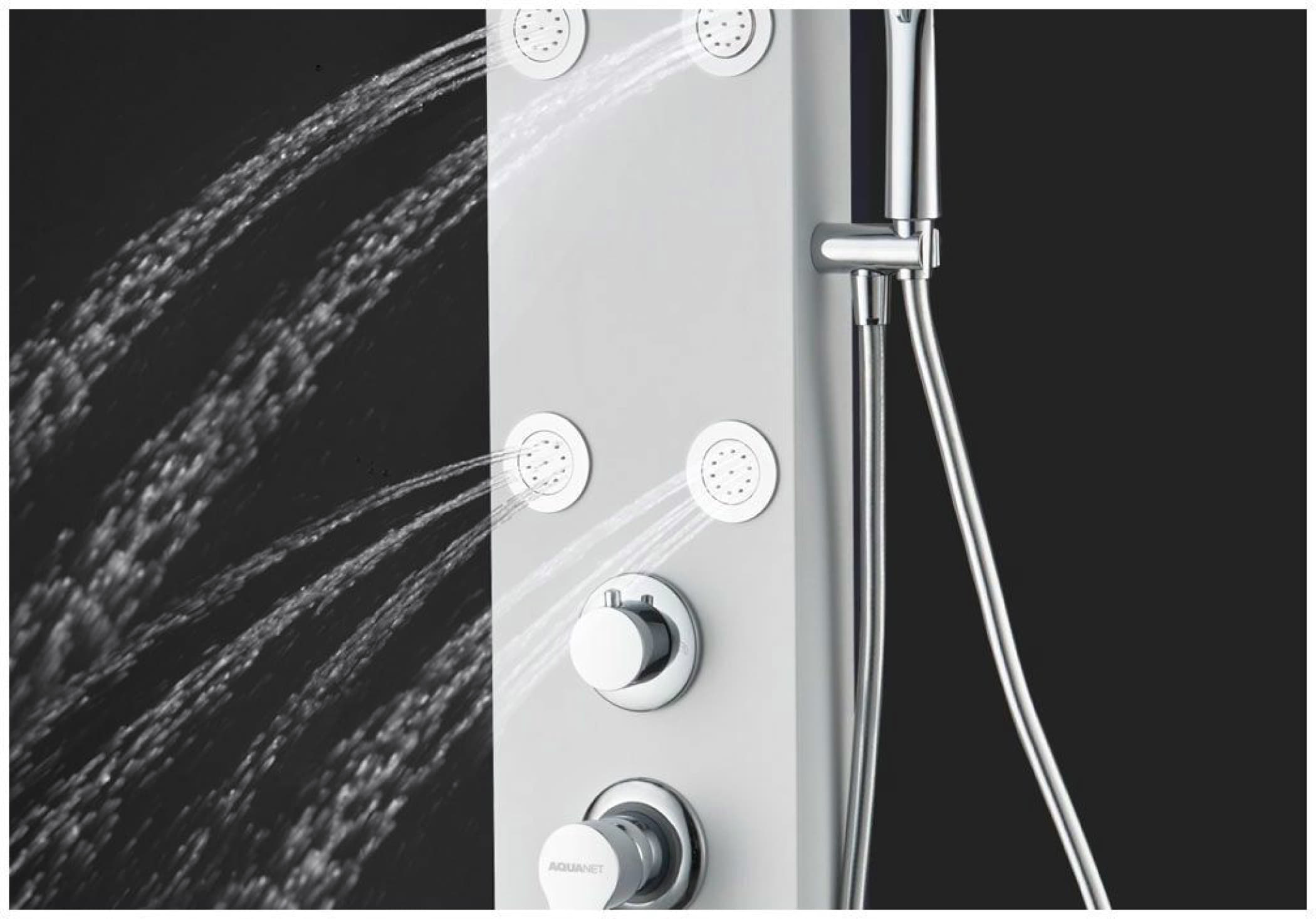 Гидромассажная панель Aquanet Galaxy White 209999 хром 24190₽