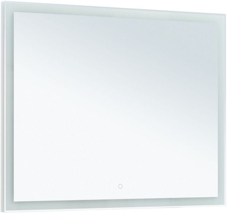 Зеркало с подсветкой Aquanet Гласс 100 см 274134 белое, цвет белый - фото 2
