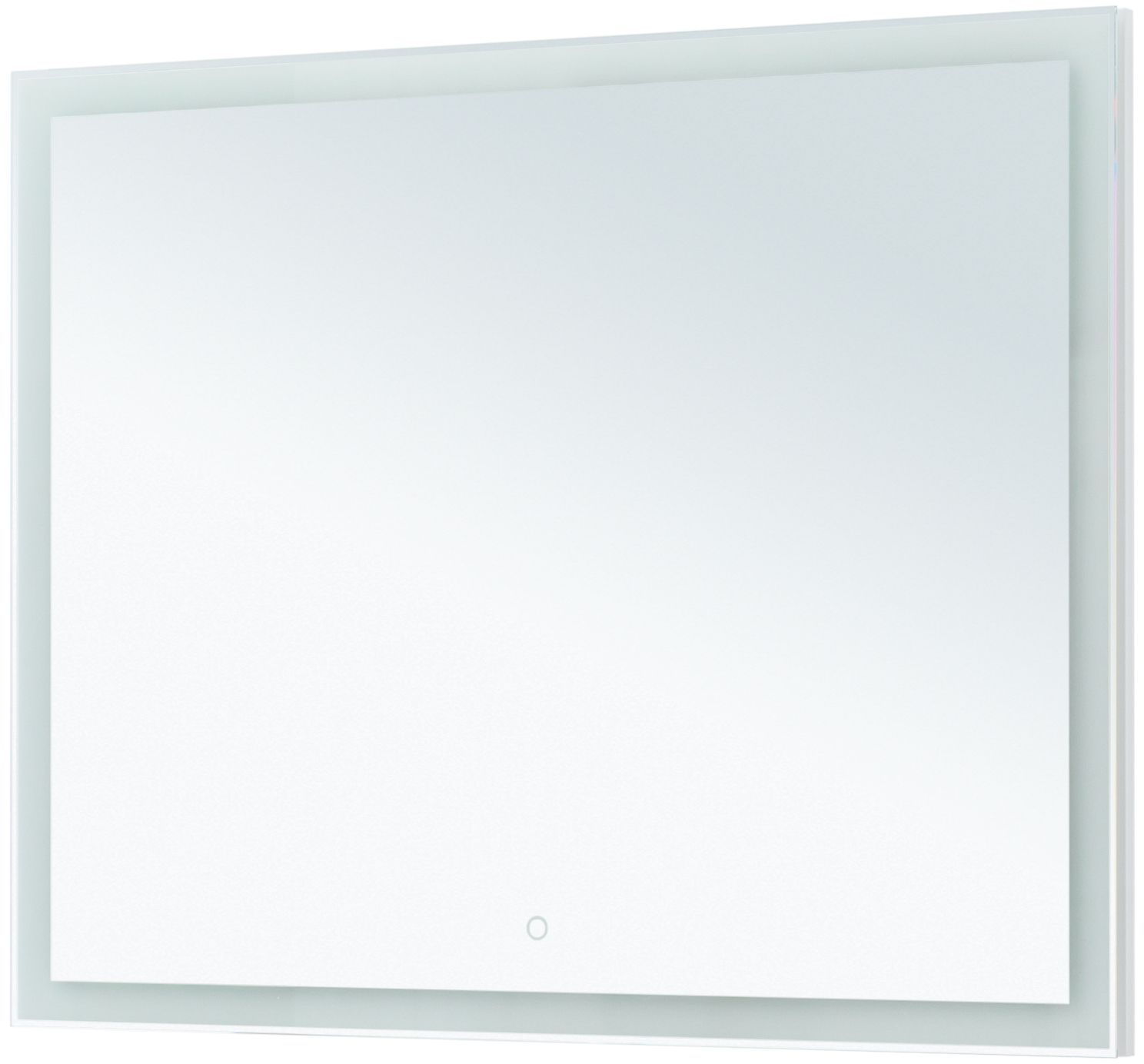 Зеркало с подсветкой Aquanet Гласс 100 см 274134 белое, цвет белый - фото 3