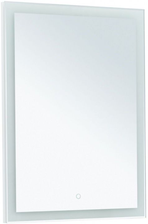 Зеркало с подсветкой Aquanet Гласс 60 см 274025 белое, цвет белый - фото 2