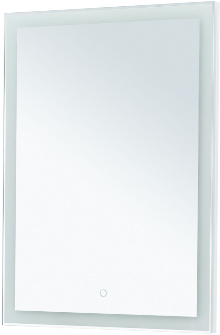 Зеркало с подсветкой Aquanet Гласс 60 см 274025 белое, цвет белый - фото 3