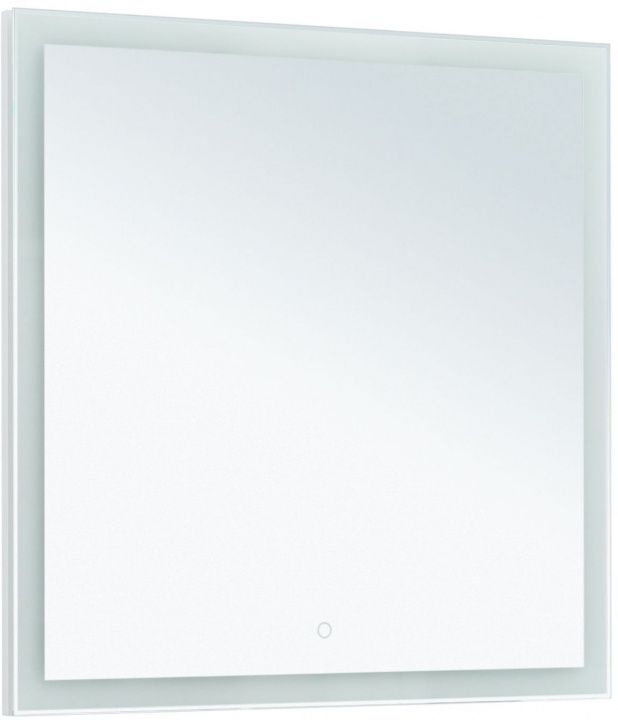 Зеркало с подсветкой Aquanet Гласс 80 см 274016 белое, цвет белый - фото 2