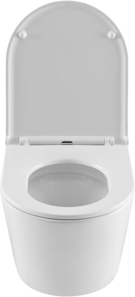 Фото Унитаз подвесной Aquanet Glide 3.0 W Tornado с крышкой микролифт, белый глянцевый