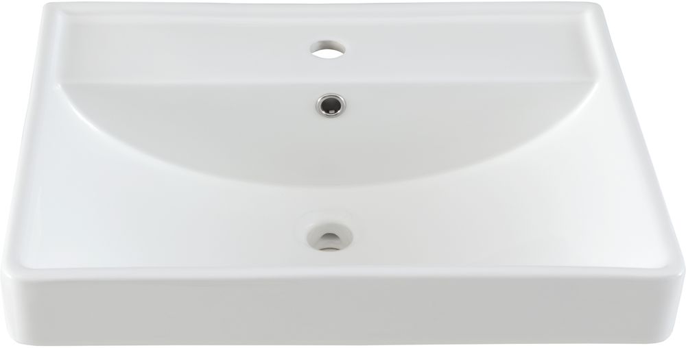 Раковина мебельная Aquanet Ирис 60 см 301803 белая, цвет белый - фото 6
