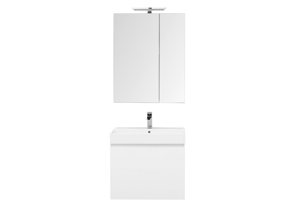Мебель для ванной Aquanet Йорк 70 см подвесная, белая, цвет белый 00203643 - фото 3
