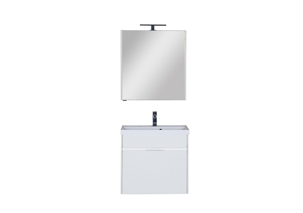 Мебель для ванной Aquanet Латина 70 белый 180122, цвет хром 00180122 - фото 3
