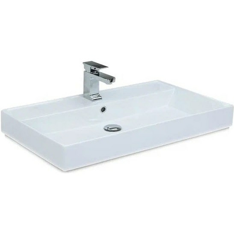 Мебель для ванной Aquanet Nova Lite 75 см подвесная 2 дверцы, белая глянцевая, цвет белый 298850 - фото 2
