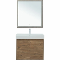 Мебель для ванной Aquanet Nova Lite 75 см подвесная 2 дверцы, дуб рустикальный
