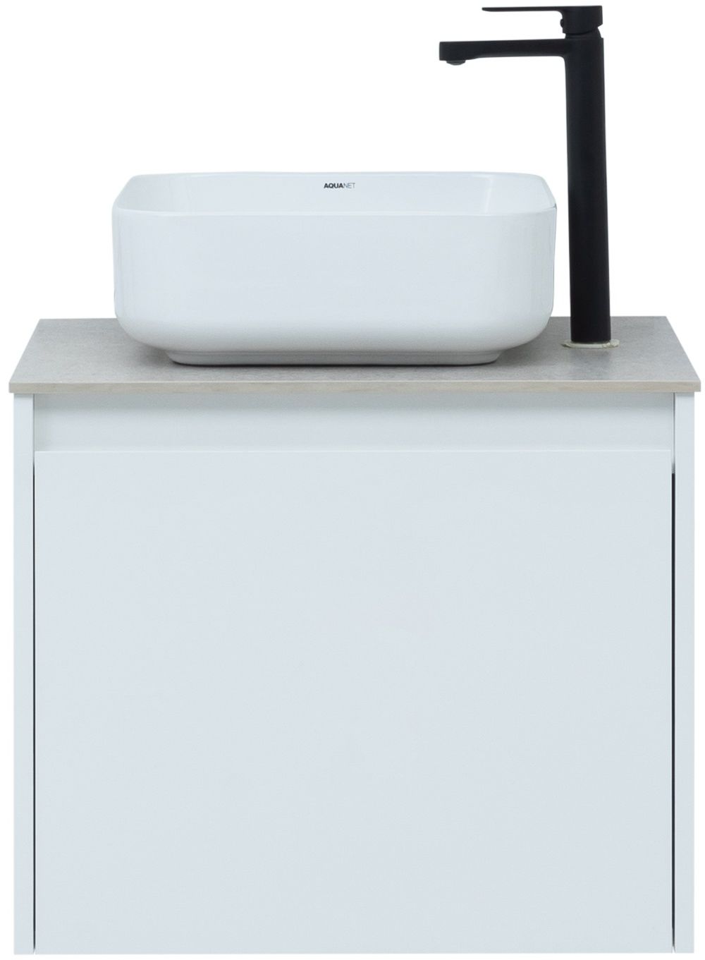Мебель для ванной Aquanet Nova Lite 60 см белая 1 ящик, цвет белый 242574 - фото 10