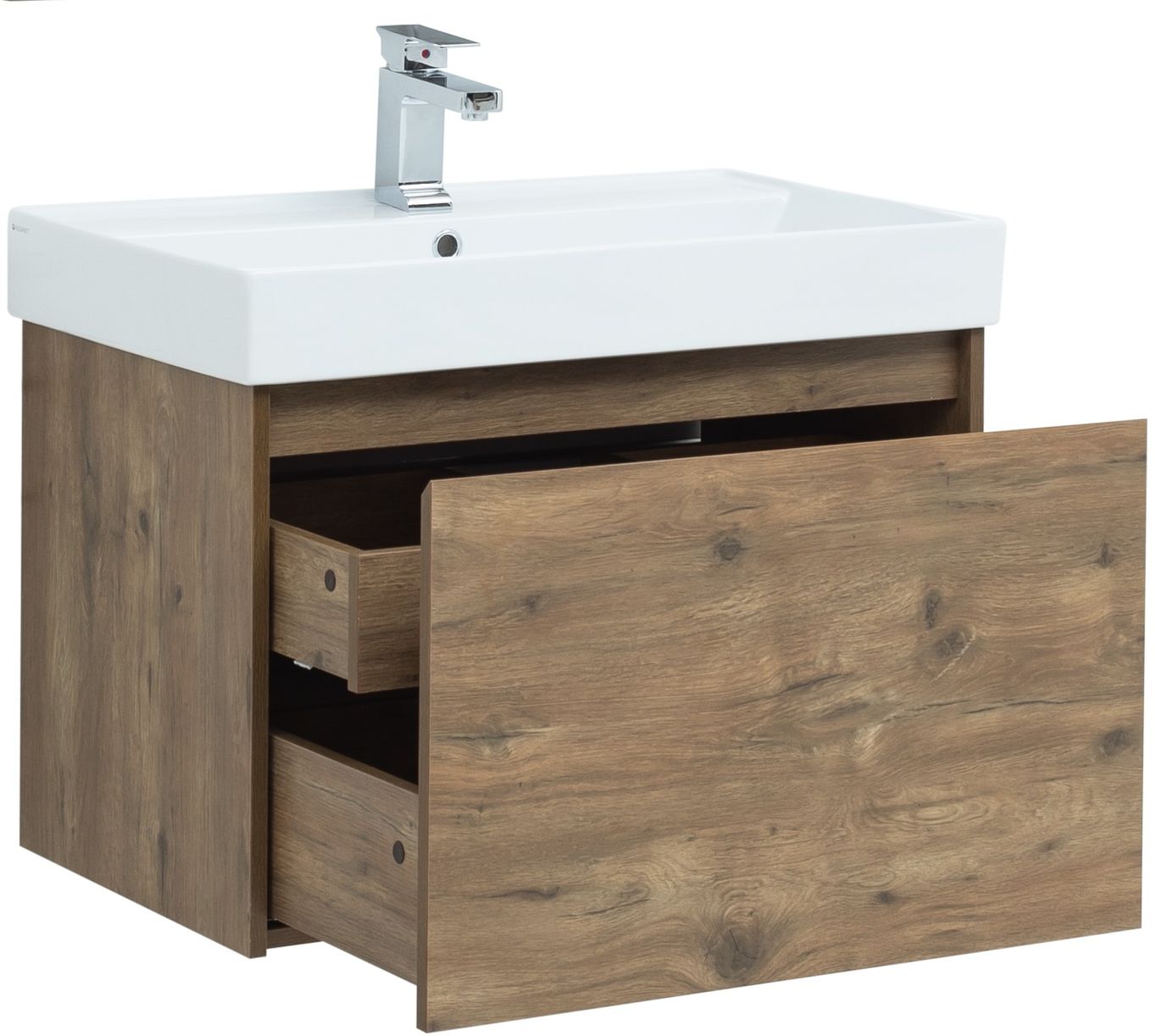 Мебель для ванной Aquanet Nova Lite 75 см дуб рустикальный 1 ящик, цвет коричневый 249514 - фото 8