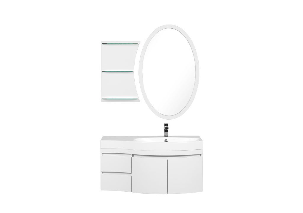 Мебель для ванной Aquanet Опера 115 см R, 2 ящика, белая R, цвет белый 169418 - фото 6