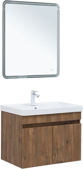 Мебель для ванной комнаты Aquanet Оптима 71 см 00344796 подвесная, дуб рустикальный