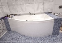 Акриловая ванна Aquanet Palma 170x100 R
