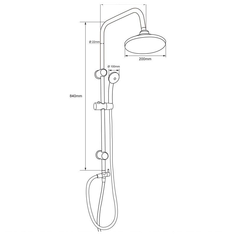 Душевая стойка Aquanet Passion R 8040₽