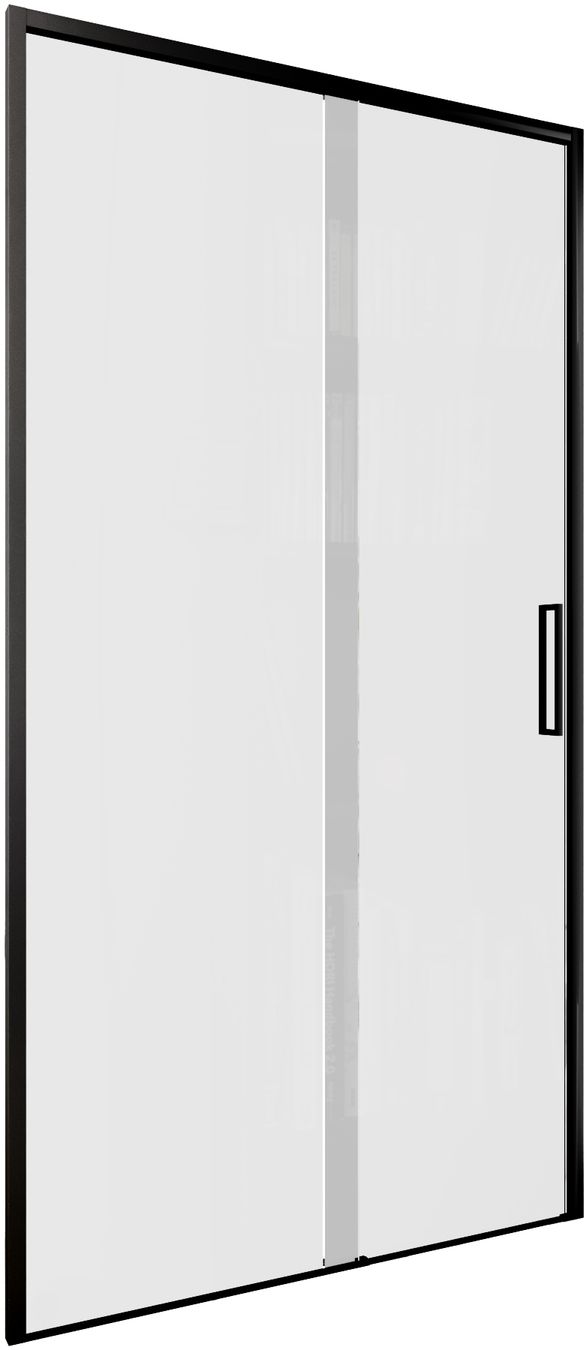 Душевая дверь Aquanet Pleasure Evo 100 см AE65-N100-BT стекло прозрачное, профиль черный