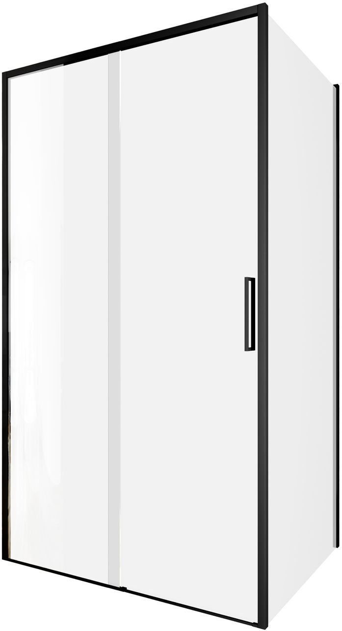 Душевой уголок Aquanet Pleasure Evo 110x80 AE65-110x80-BT стекло прозрачное, профиль черный, размер 110x80 - фото 1