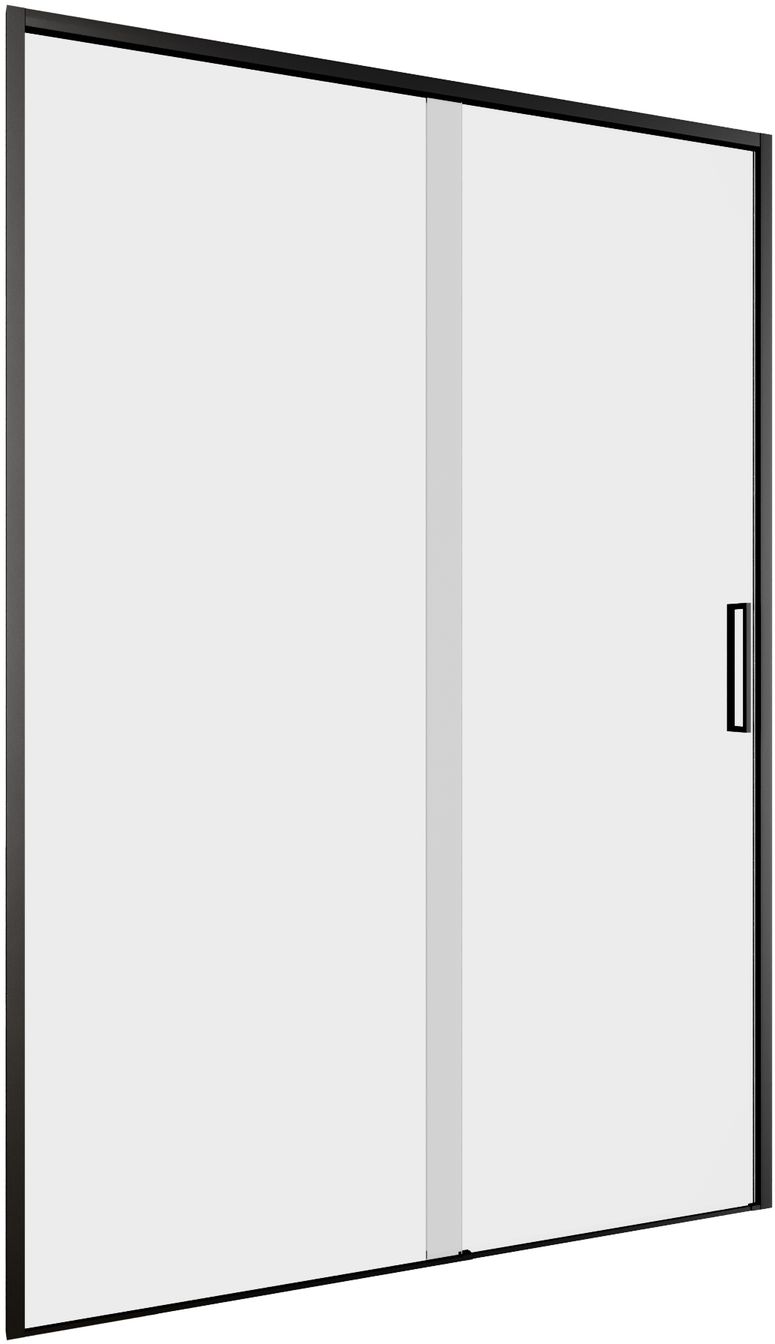 Душевая дверь Aquanet Pleasure Evo 130 см AE65-N130-BT стекло прозрачное, профиль черный
