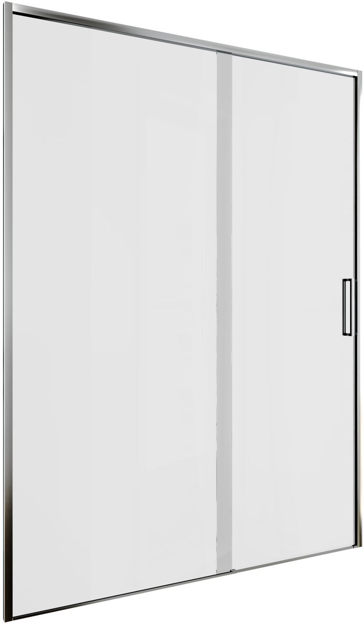 Душевая дверь Aquanet Pleasure Evo 140 см AE65-N140-CT стекло прозрачное, профиль хром