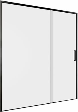 Душевая дверь Aquanet Pleasure Evo 160 см AE65-N160-BT стекло прозрачное, профиль черный