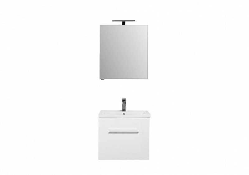 Мебель для ванной Aquanet Порто 60 см подвесная с ящиками, белая, цвет белый 00196676 - фото 2