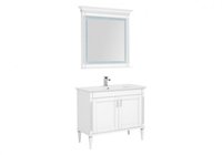 Мебель для ванной Aquanet Селена 105 белый/серебро (2 дверцы)