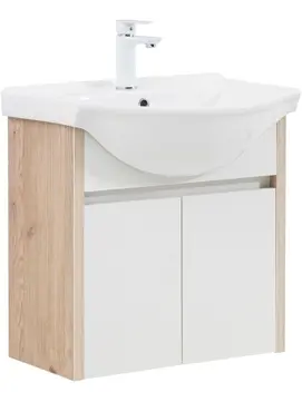 Гарнитур для ванной комнаты Aquanet Сидней 60 см дуб кантри, подвесная