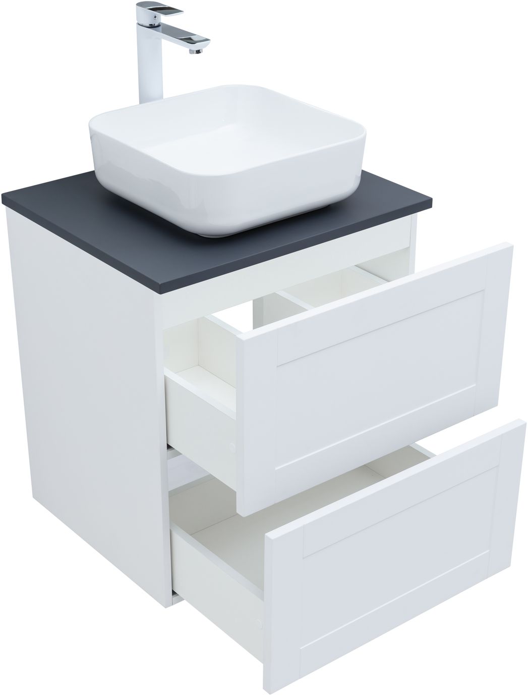 Мебель для ванной Aquanet Терра 60 см белый матовый, цвет белая матовая 313232 - фото 5