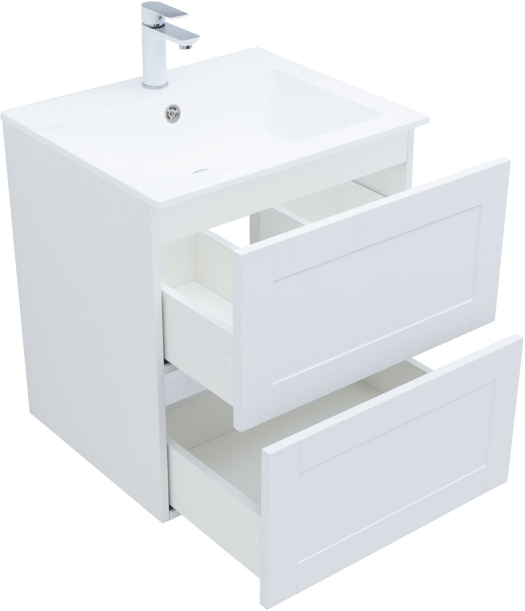Мебель для ванной Aquanet Терра 60 см белый матовый, цвет белая матовая 313232 - фото 9