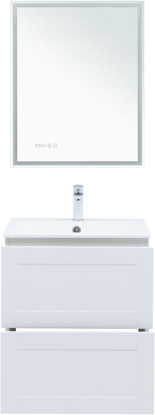 Мебель для ванной Aquanet Терра 60 см белый матовый, цвет белая матовая 313232 - фото 13
