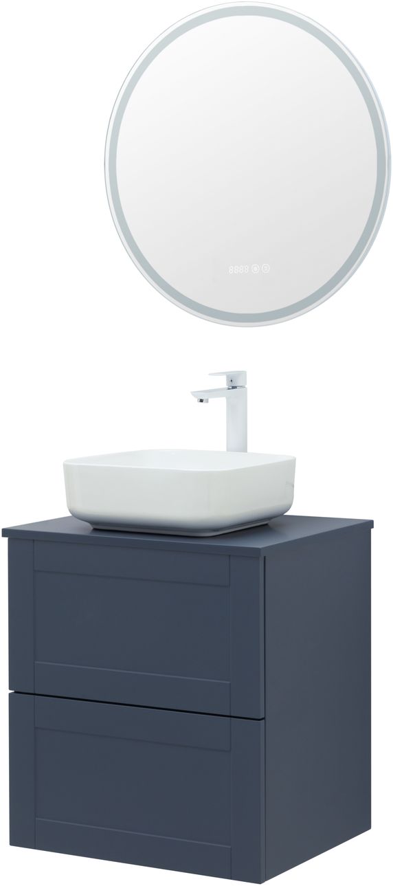 Мебель для ванной Aquanet Терра 60 см маренго, цвет синий 313243 - фото 8
