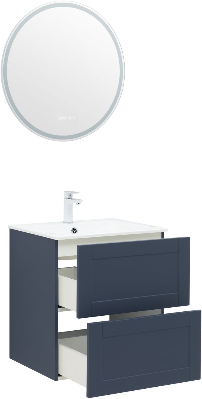 Мебель для ванной Aquanet Терра 60 см маренго, цвет синий 313243 - фото 13